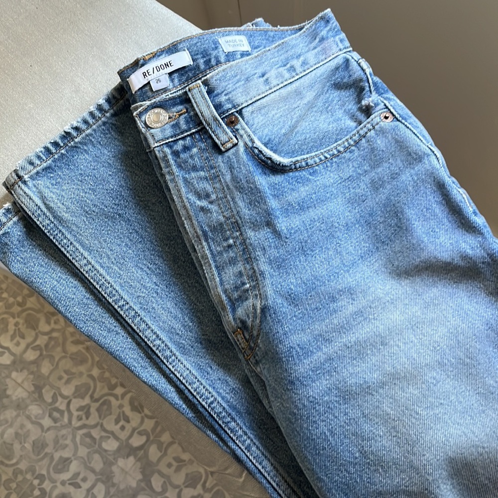 Redone for Jenni Kayne size 26 high rise straight leg denim